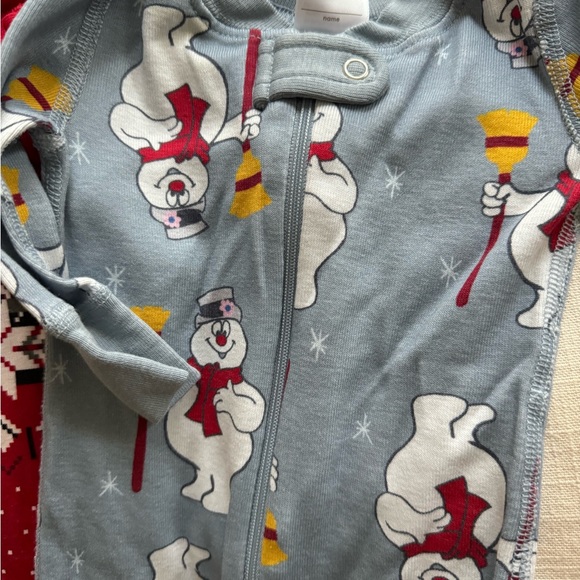 Six pairs of holiday pajamas! 0-3 months. EUC-VGUC - Picture 6 of 7